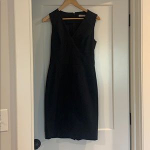 Navy fitted dress